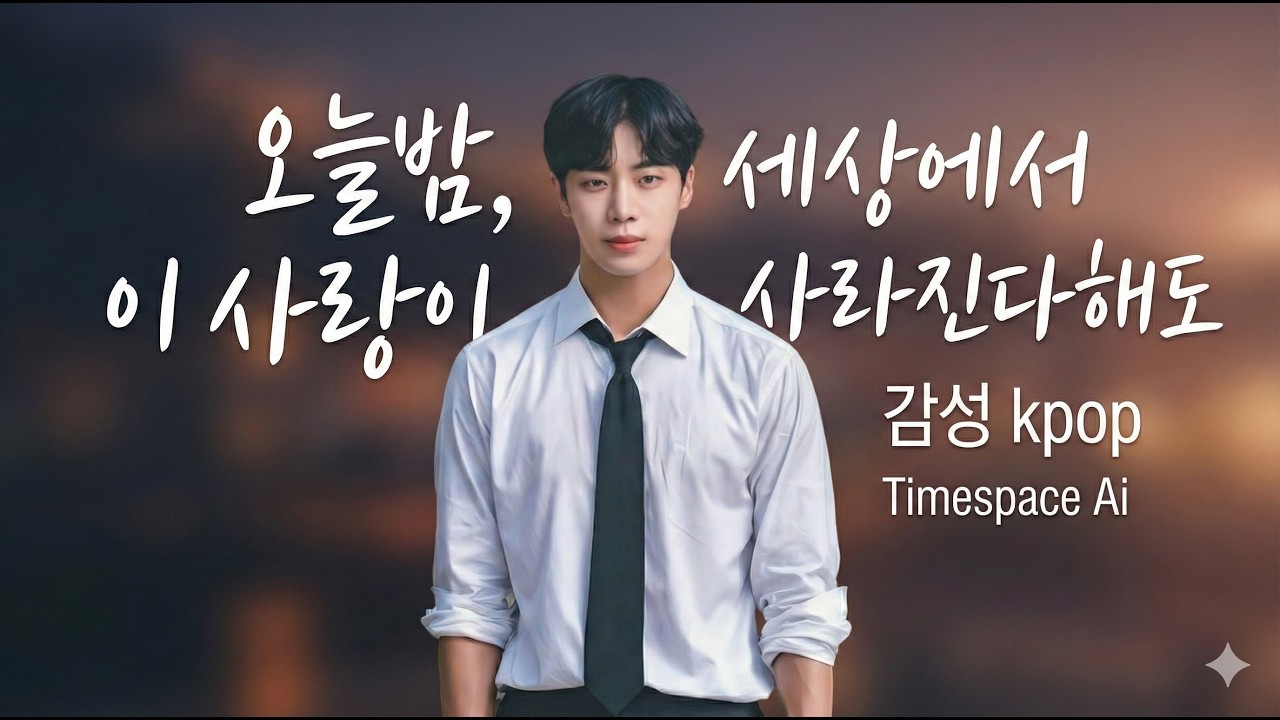 오늘 밤, 세계에서 이 사랑이 사라진다 해도 | TimeSpace AI 감성 발라드