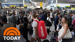 Flight Cancellations Create Chaos For Summer Vacation Travelers