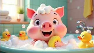 Piggys Bath Time Boogie Fun Bath Song For Kids 3D Animation