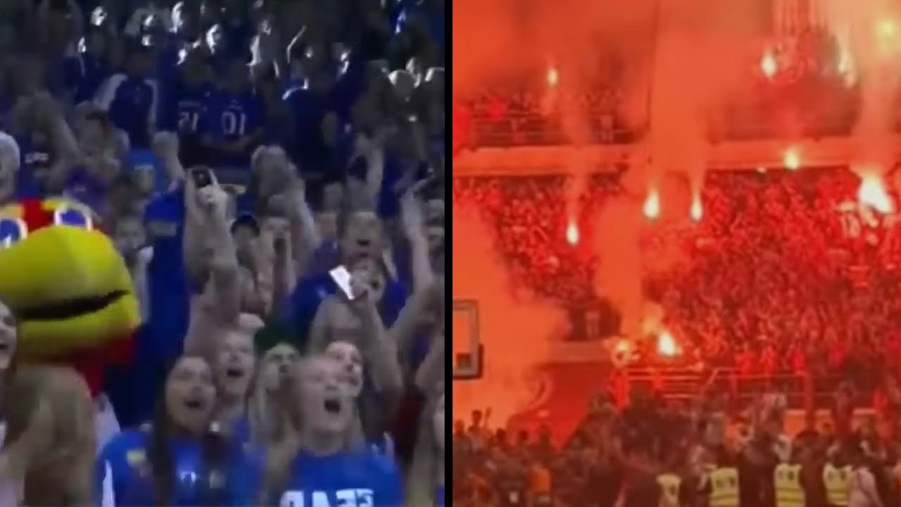 USA vs Europe Basketball Fans and Atmosphere | Chants & Crowd Noise