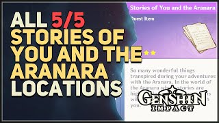 All 5 Stories of You and the Aranara Locations Genshin Impact