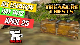 GTA Online Treasure Chest Locations April 25 | DAY 1472 THE CAYO PERICO ISLAND