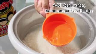 How to cook rice step by step - for kids