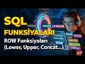 Ən vacib SQL funksiyalarının izahı part 1 ROW functions- lower, upper, replace, concat, rpad, lpad