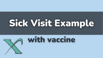Sick Visit Example (with vaccine) using PediatricXpress