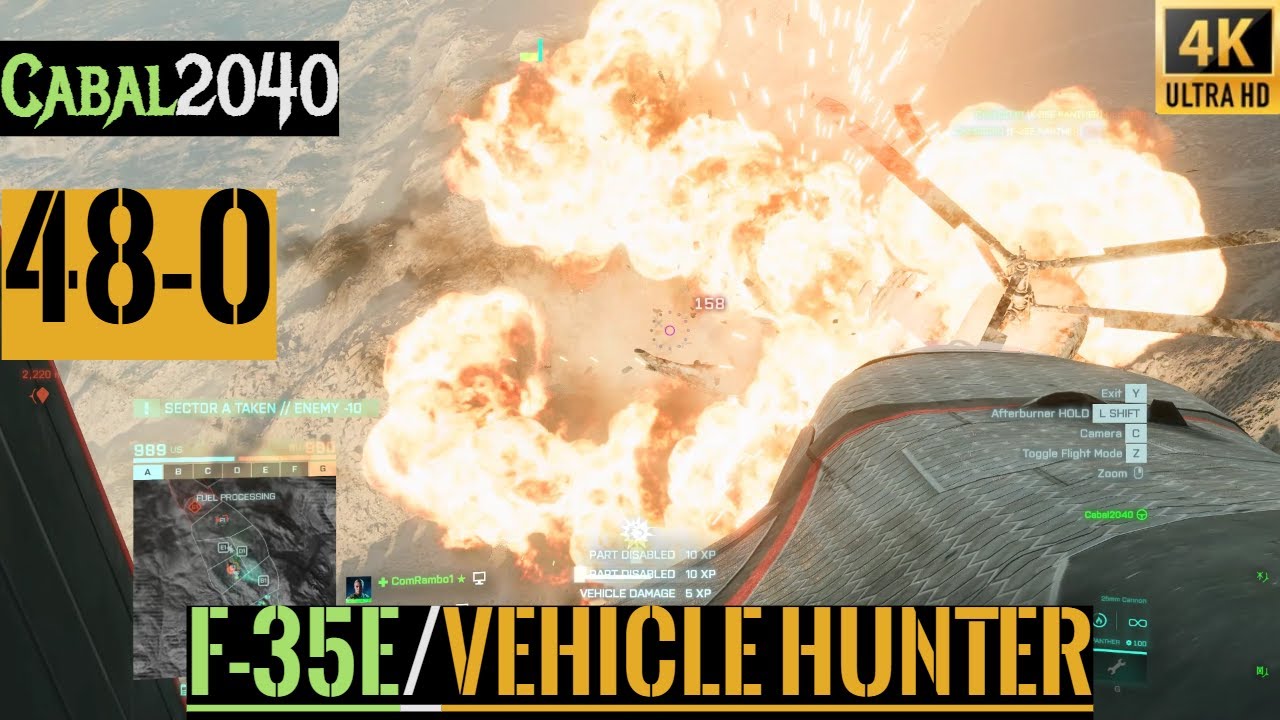 Vehicle Hunter F-35 on Flashpoint. Trimmed.[4K60FPS] - YouTube