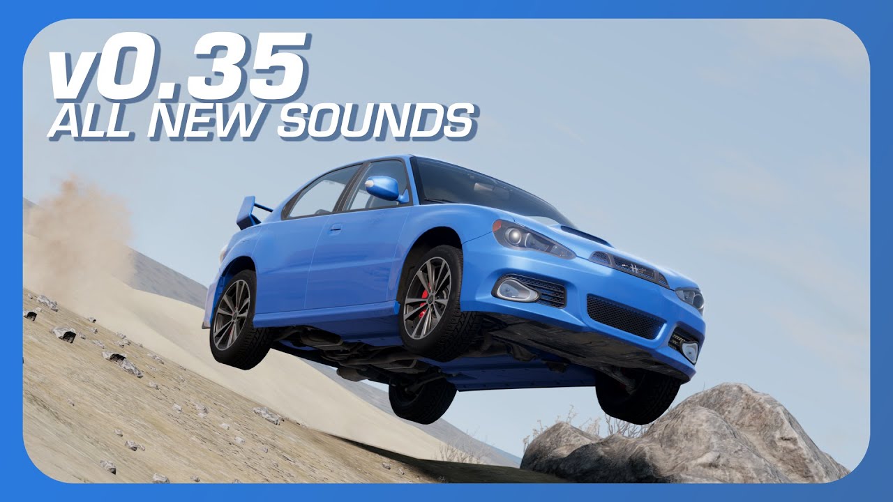 BeamNG v0.35 - All New Sunburst Exhaust Sounds