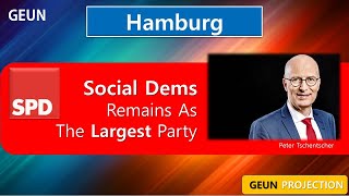 [Election Night In Hamburg 2020]The State Election - GEUN Final Projection [EXIT POLL]