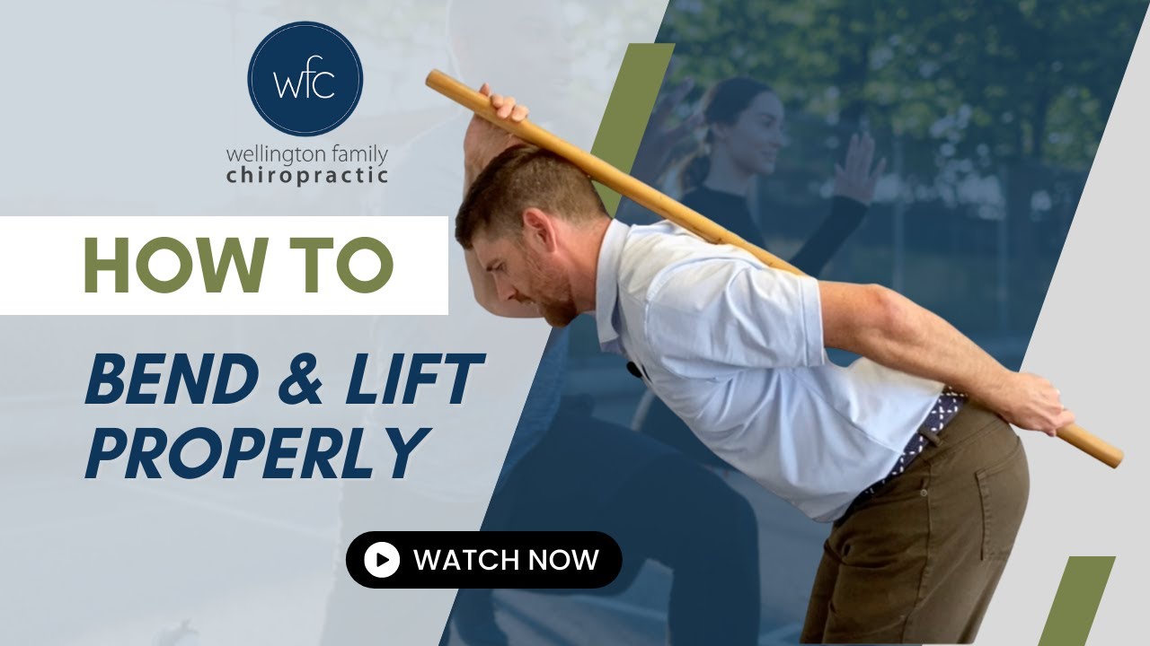 HOW TO Bend & Lift Without Hurting Your Back! YouTube