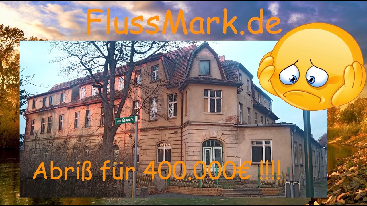 Steuerverschwendung Waldschlösschen Annaburg, Abriß für 400.000€!!!