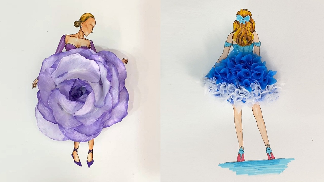 6 Dress Tips & Hacks || I Learned It From My Daughter || Cool Art ideas || Art Craft tutorials