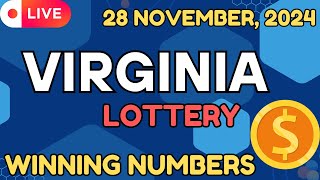 Virginia Day Lottery Results For - 28 Nov, 2024 - Pick 3 - Pick 4 - Pick 5 - Powerball - Cash4Life