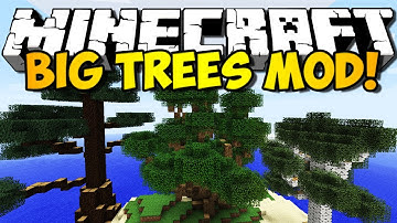Minecraft Big Trees Mod: GIANT, EPIC LOOKING TREES! (HD)