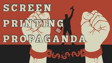 How to Screen Print Propaganda (for cheap)