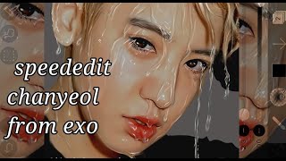 [Kpop draw] edit park chanyeol (박 찬열)from exo using ibispaint x screenshot 4