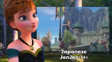 For the First Time in Forever Multilanguage One Line Collab