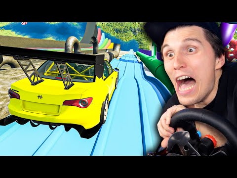 Diese Wasserrutsche zerfetzt JEDES Auto! | BeamNG