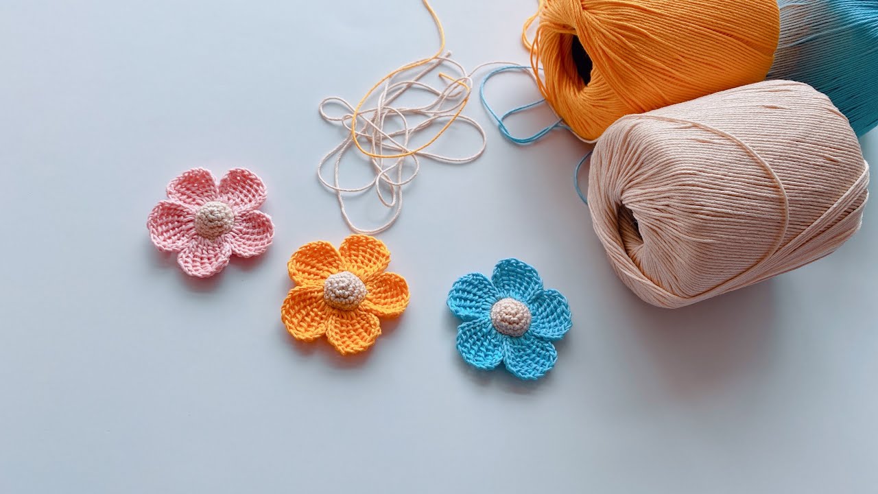 精致蕾丝花，阿富汗针法！可以做成发夹，胸针等各类配饰