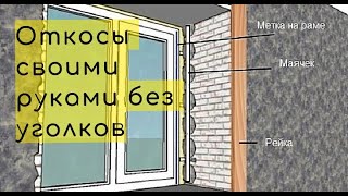 Откосы своими руками/ремонт в саманном доме