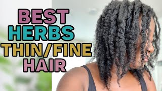 Top 5 Ayurvedic Herbs For Thin fine Natural Hair || Adede