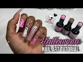 CUTE HALLOWEEN GELX Nail Art Tutorial | using vegan Gel Polish from @nailreservela8605