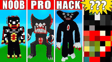 MINECRAFT - POPPY PLAYTIME 3 (Pixel Art) NOOB vs PRO vs HACKER