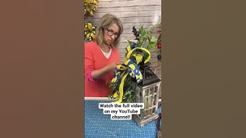 How to Make a Lantern Swag | Lemon Decoration Idea | Shorts #artificialflowers #lemondecor #short