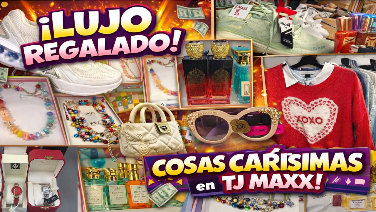 LO QUE ANTES NO PODÍAMOS… HOY SÍ 😭💘 | Perfumes, ropa, zapatos y diseñador BARATÍSIMO en TJ Maxx