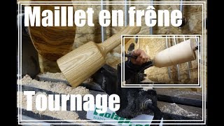 #woodturning /Un maillet en frêne/Mallet