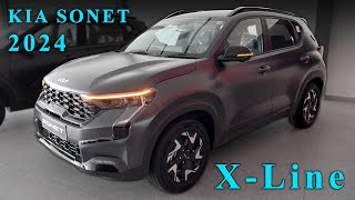 Kia Sonet X-Line Diesel AT 2024 | Features | Price | Mileage | Interior | Exterior