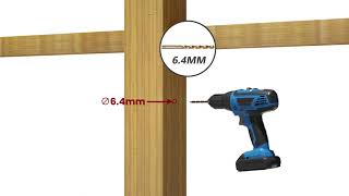 How to install Invisible Crimp Swage Lag Screws for Cable Railing