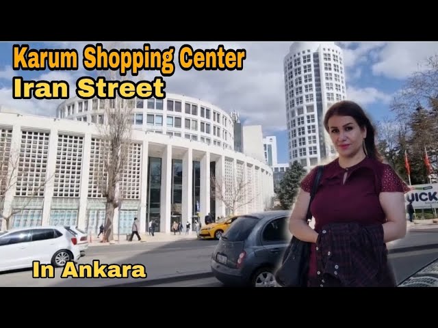 Walking in İran street and Karum Shopping Center in Ankara | 2022