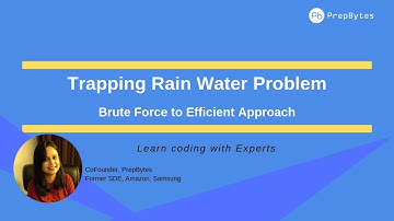 Trapping Rain Water Problem - Commonly Asked Interview Question in Google, Amazon, Microsoft