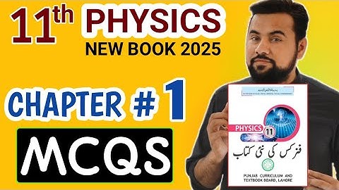 MCQS Chapter 1 New Book || 11th Physics new book 2025 chapter 1 measurements MCQ