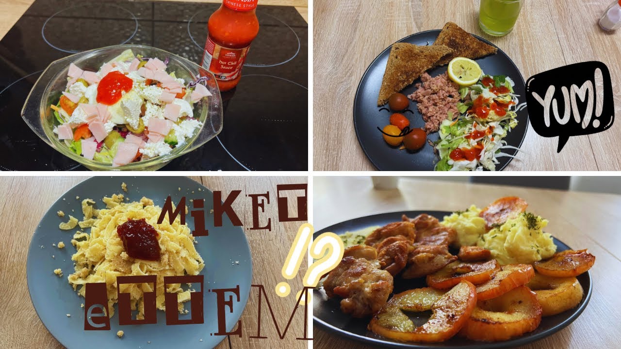 Miket ettem/2025 január 2.rész/Vendégség🥳Almás csirke🍎🍗Grízes tészta🍜 Sok főzés és kóstolás😋