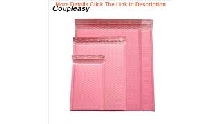 Slide 50Pcs/Lot Poly Bubble Envelope Pink Mail Packaging Bags Self Seal Padded Courier Bags Waterpr screenshot 5