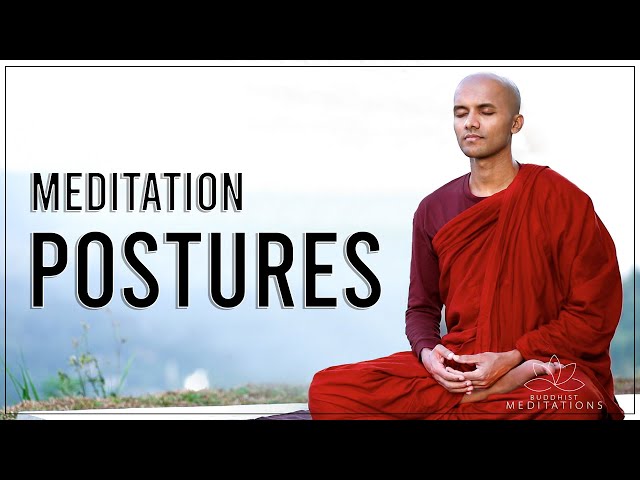 On photos meditating people always have a straight posture but when I try  to sit in this position it's terribly uncomfortable; are they just posing  for a picture or something is wrong