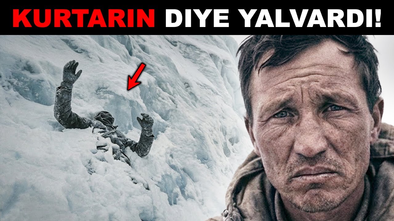 BUZ ÇATLAĞINDA 26 SAAT! Mucize eseri kurtuldu