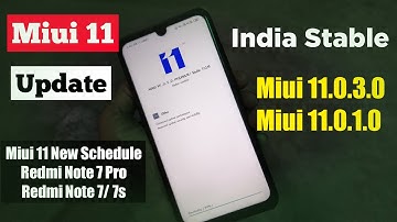 MIUI 11 UPDATE - Redmi Y3 Miui 11.0.3.0 And Redmi K20 Pro Miui 11.0.1.0 Update | Miui 11 new Update