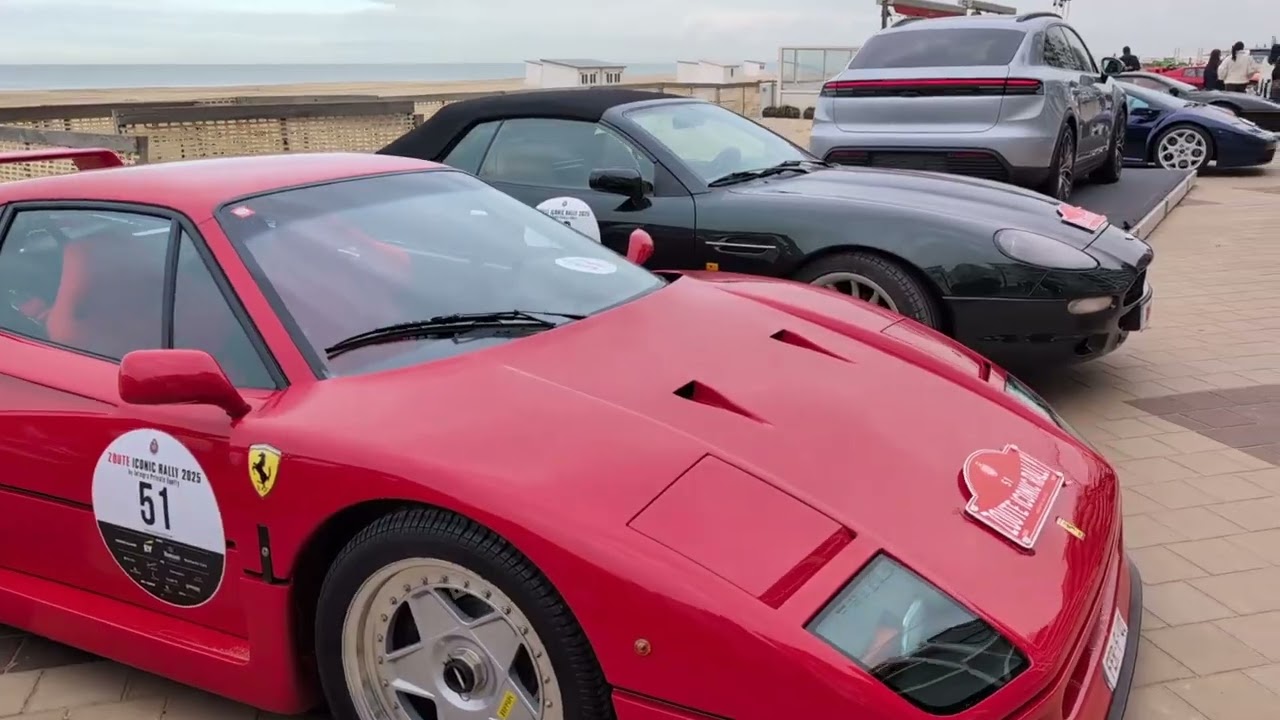 Crazy line-up Zoute Iconic Rally 2025