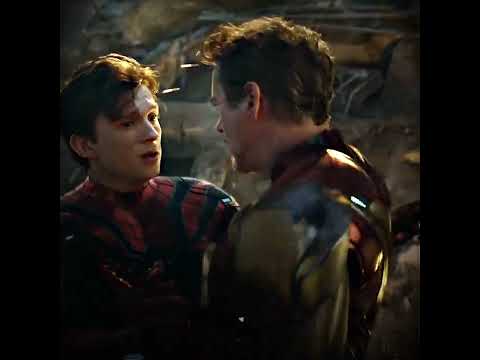 Peter And Tony Stark | Set Fire To The Rain X Another Love Spiderman Ironman Endgame Marvel
