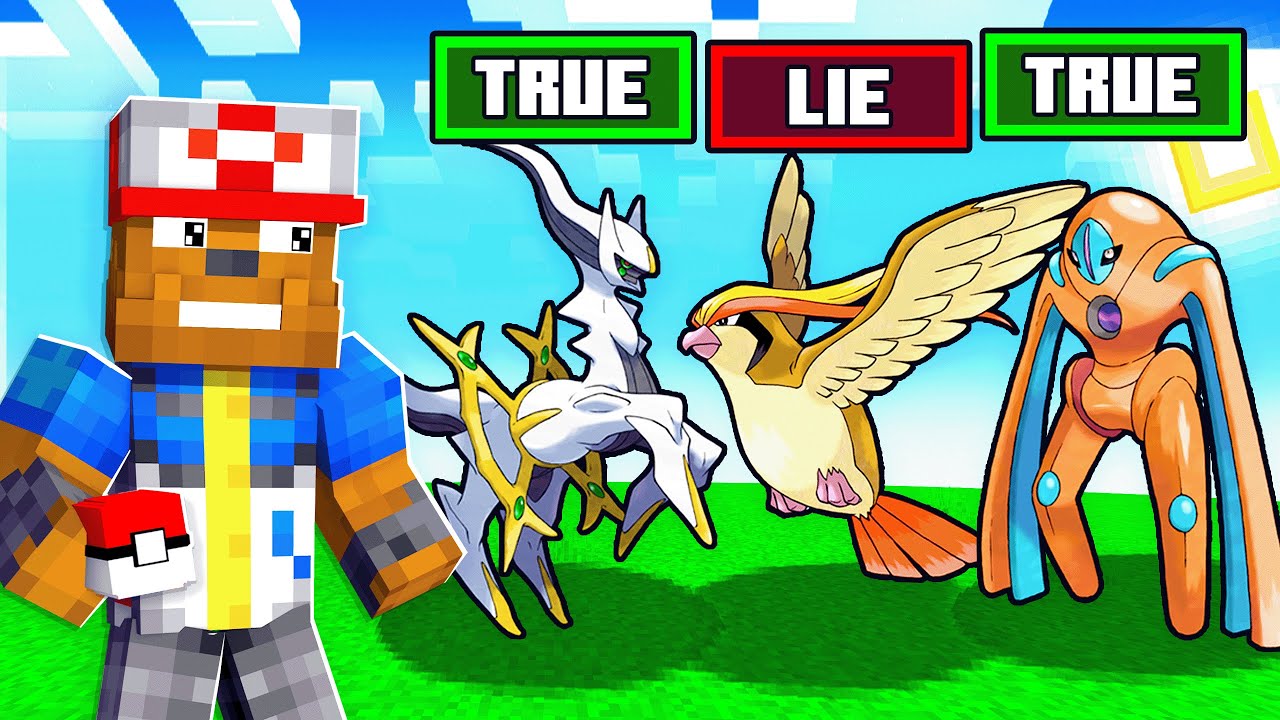 2 Truths 1 Lie In Minecraft Pixelmon