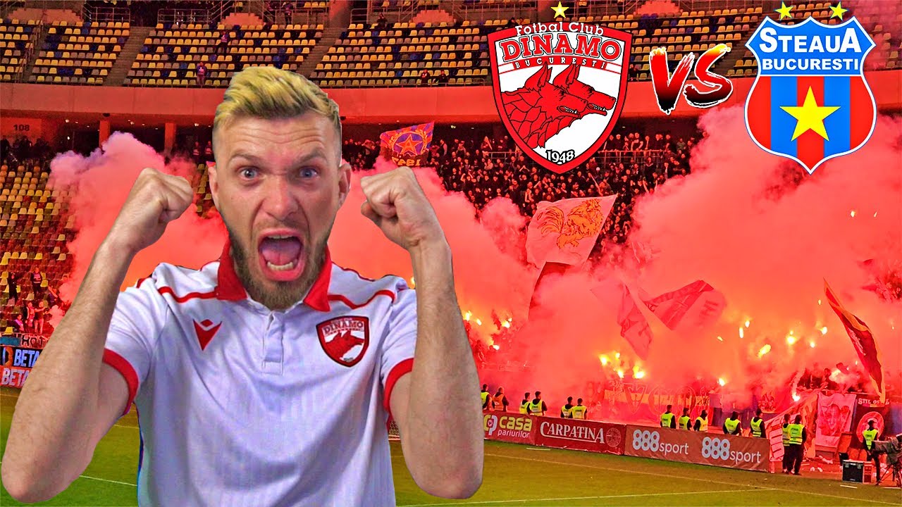 DINAMO UMILESTE STEAUA IN FLACARILE DE PE ARENA NATIONALA !!!