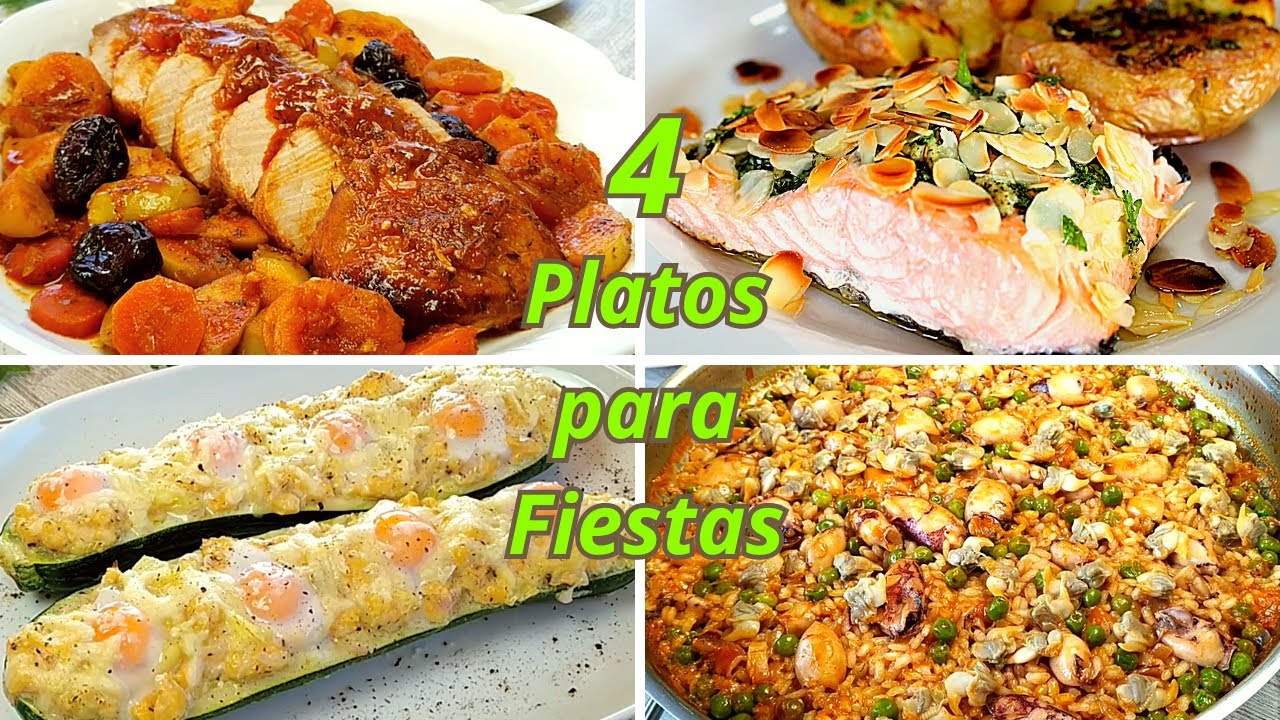 4 Platos Principales para Navidad y Año Nuevo