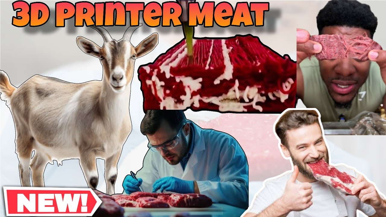 What is 3D Printed MEAT Really Like 