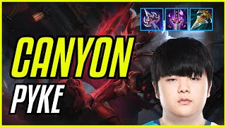 CANYON - PYKE vs JANNA SUPPORT - EUW CHALLENGER - PATCH 11.10