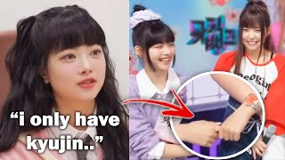 Eunchae and Kyujin (nmixx) being clingy on a live show | How they met & became bestfriends