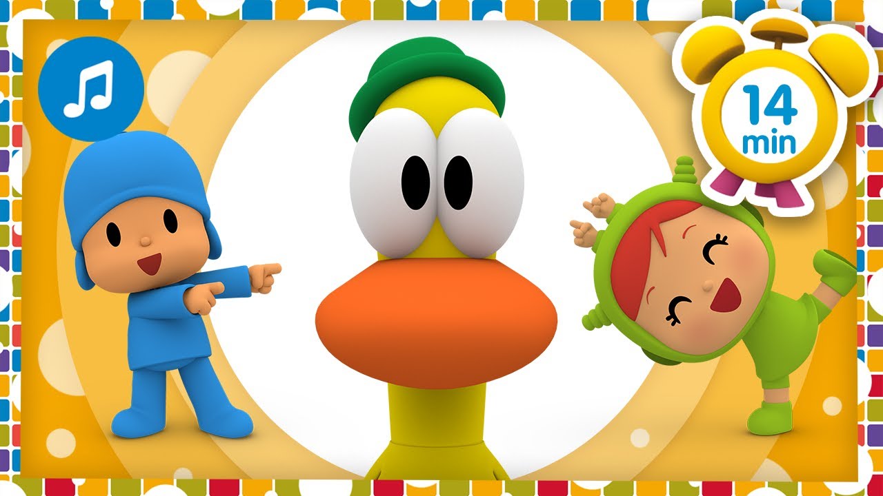 🦆 💙 HIS NAME IS PATO + More  Nursery Rhymes & Kids Songs [ 14 minutes ] | Pocoyo