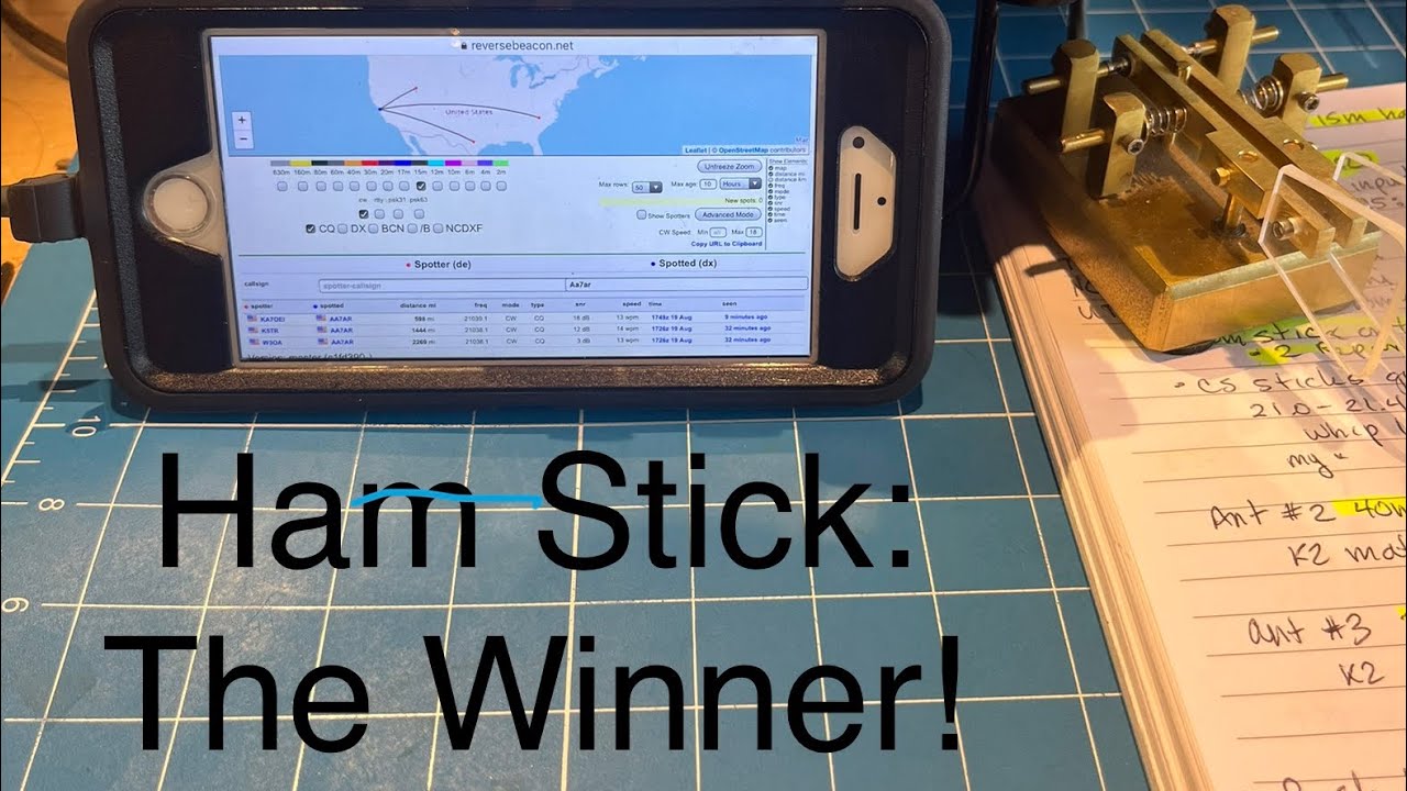 15M Ham Stick vs my 2 dipoles - YouTube