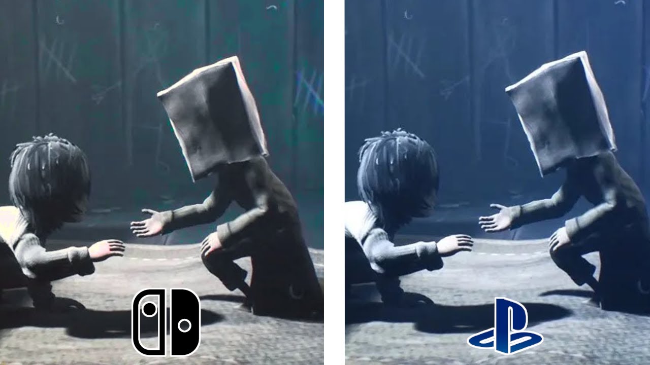 Little Nightmares 2  Graphics Comparison (Switch vs PS4) 